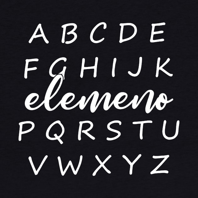 Preschool Teacher Shirts Kindergarten Alphabet Elemeno Gifts by Alita Dehan